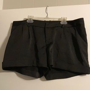 Mossimo Black Satin Shorts